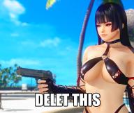 dead-or-alive deagle delet-this desert-eagle doa nyotengu pistol shitpost // 1036x883 // 775KB